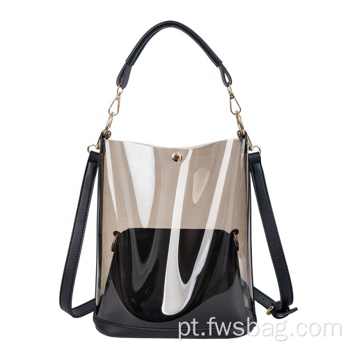 Praia durável à prova d'água Clear Pvc Tote Bag